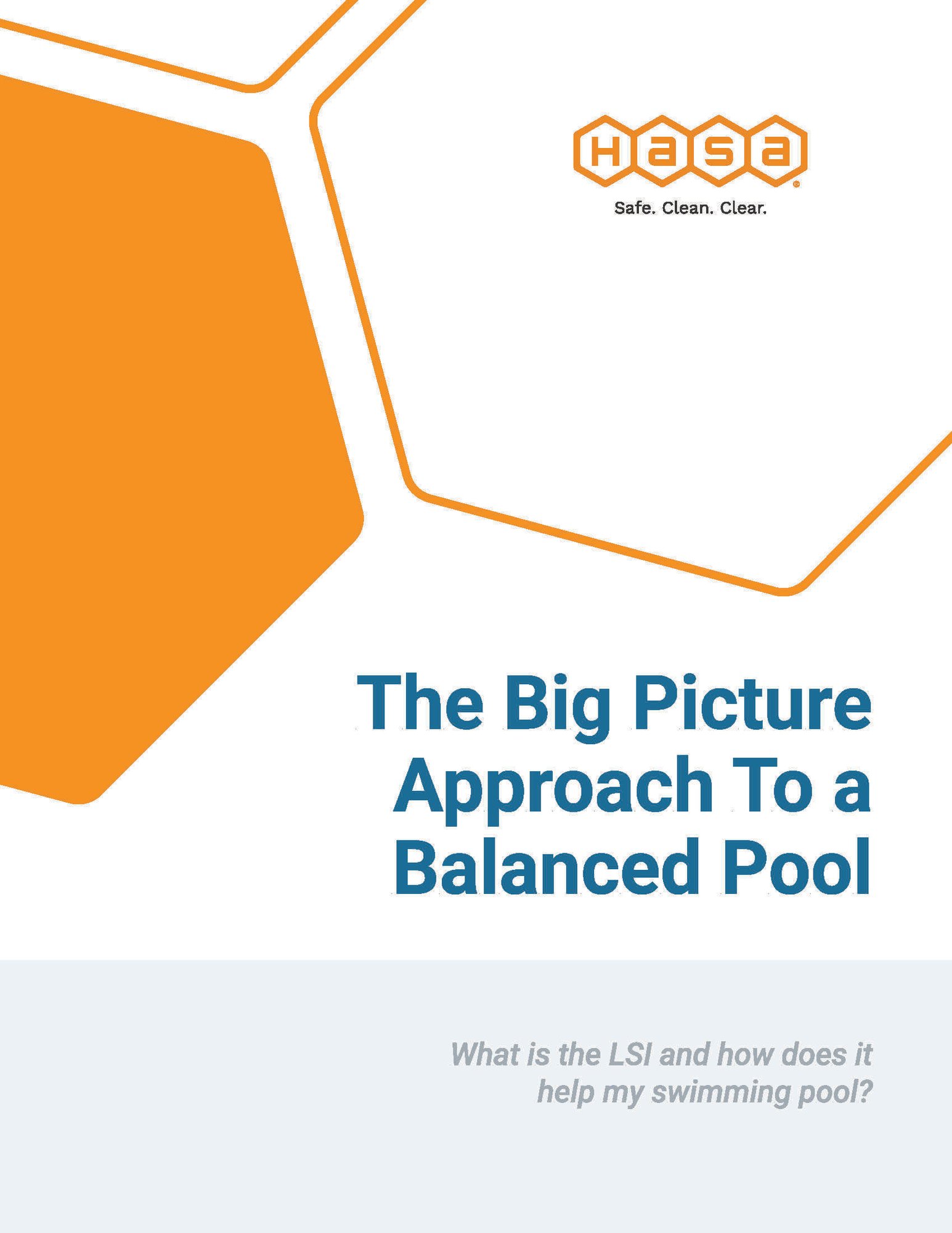 The Big Picture Approach To a Balanced Pool 1